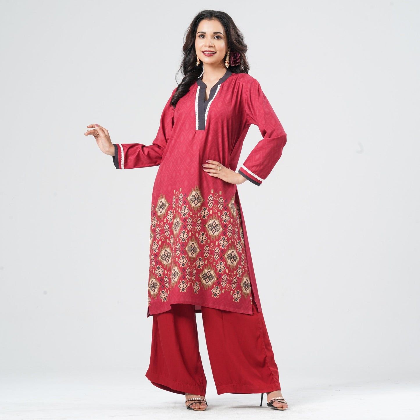 Women’s Blended Silk Two Piece Set