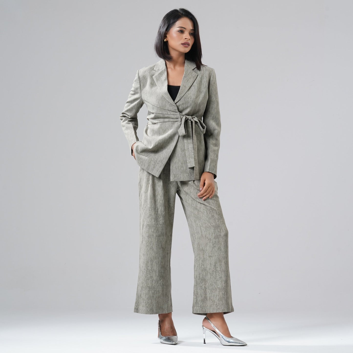 Womens Green Two Piece Set