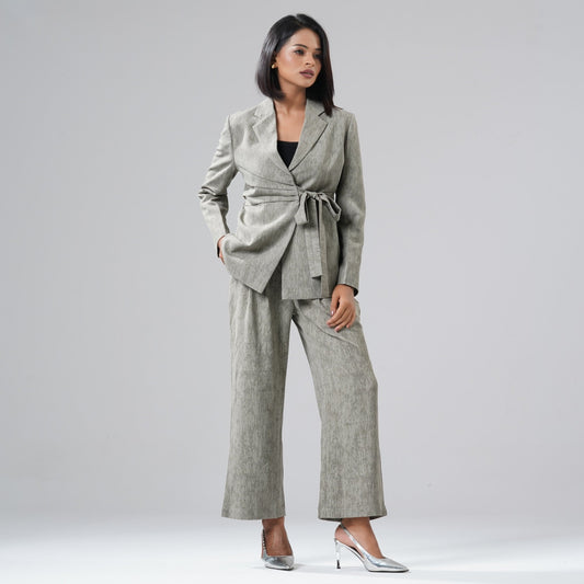 Womens Green Two Piece Set