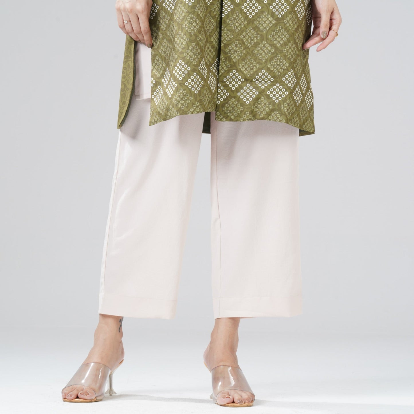 Womens Olive Three Piece Set