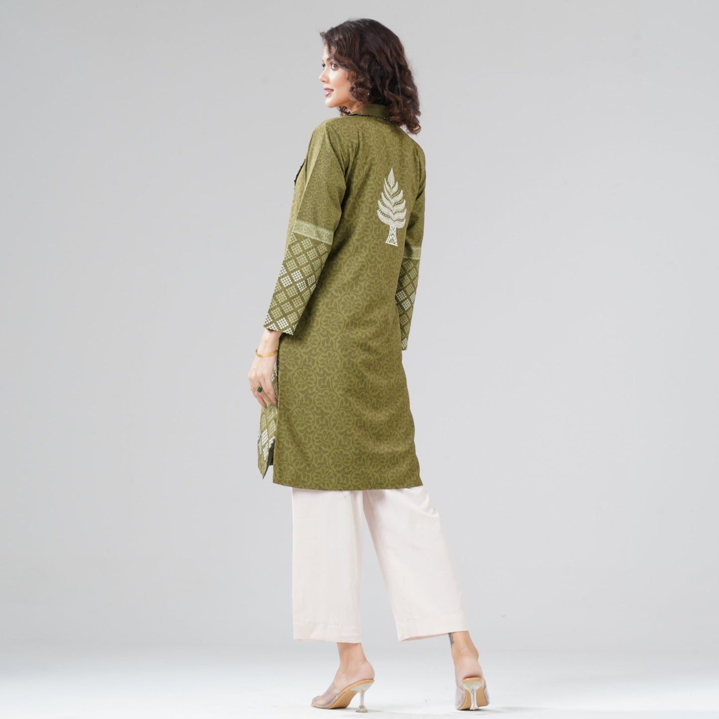 Womens Olive Three Piece Set