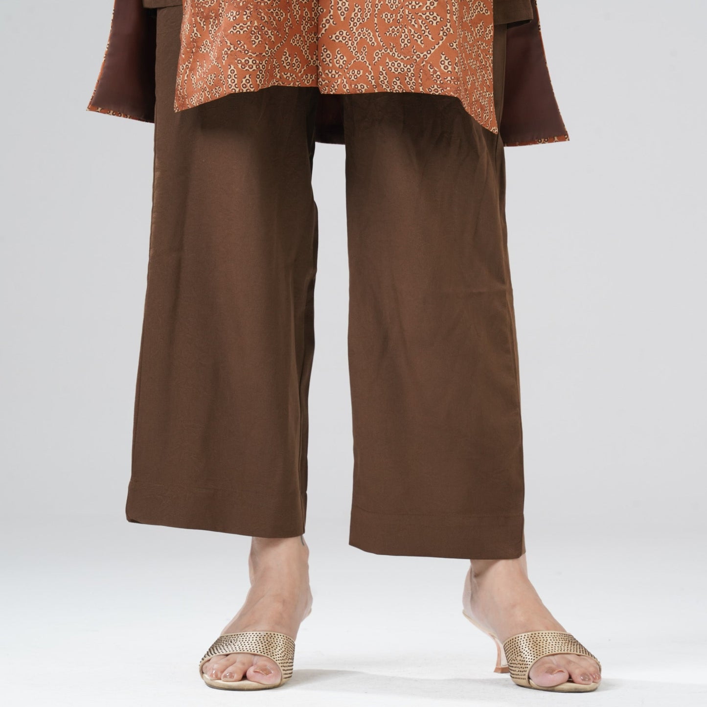 Womens Brown Three Piece