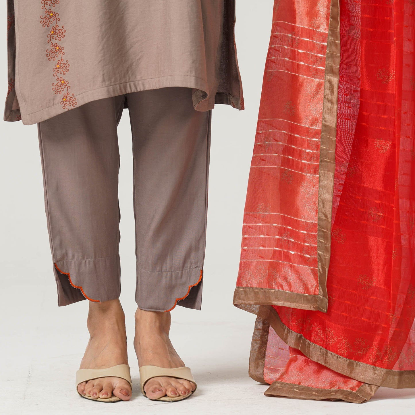 Women’s Cashmilon Printed Three-Piece Set