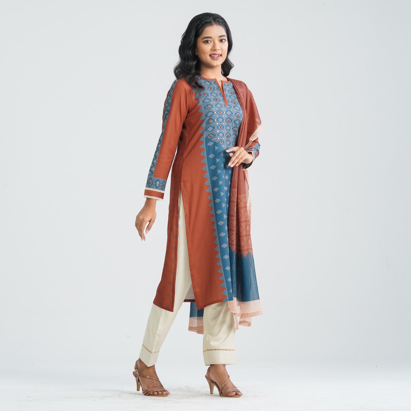 Women’s Blended Silk Three Piece Set
