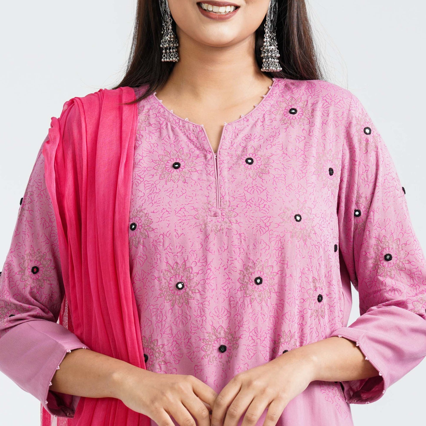 Women’s Floral Viscose Three Piece Set