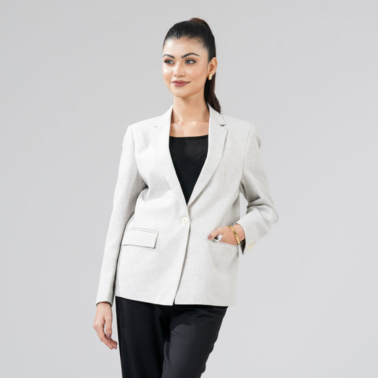 Womens Dark Beige Blazer