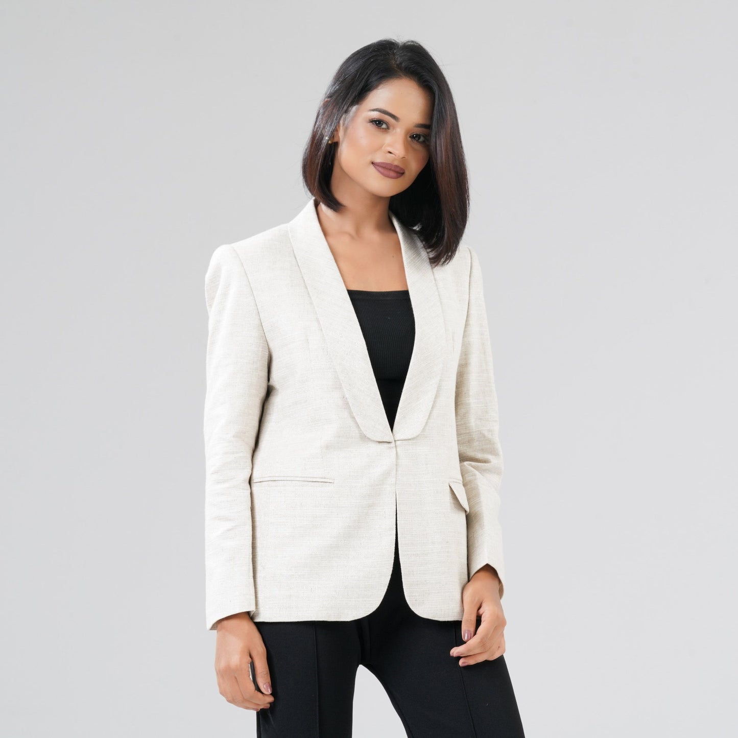 Womens Off White Blazer