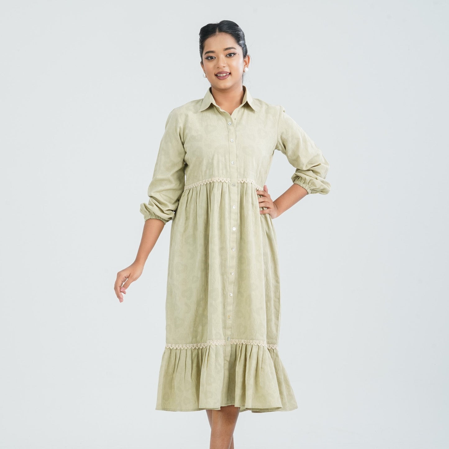 Women's Cotton Pink Dress