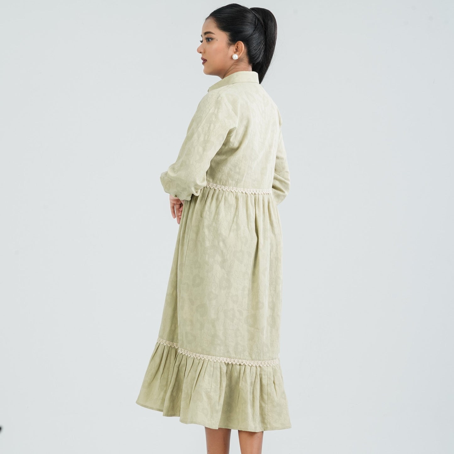 Women's Cotton Pink Dress