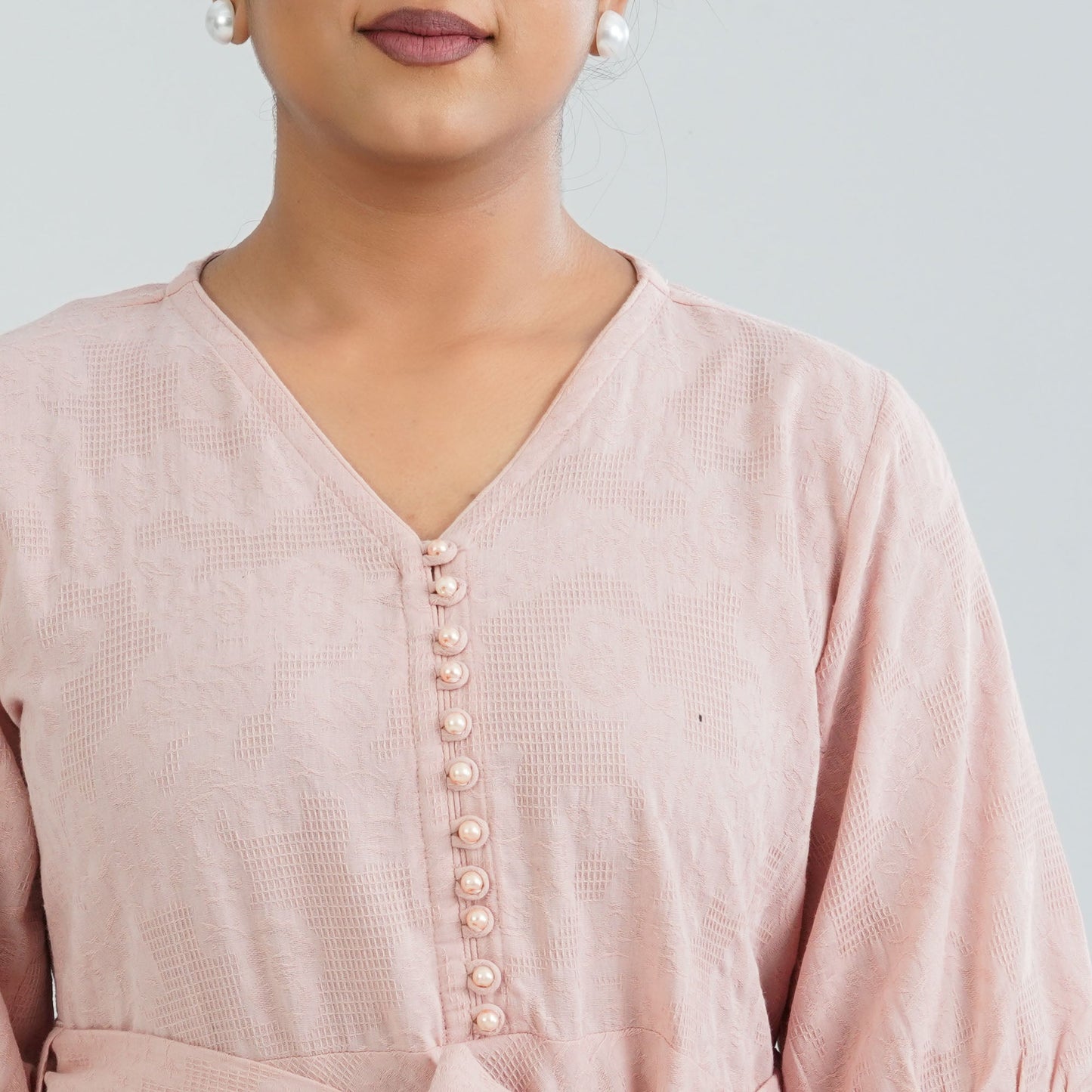 Women's Cotton Pink Dress