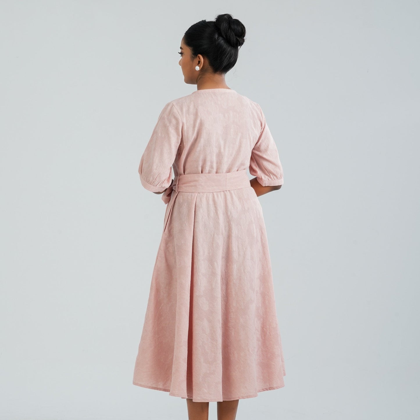 Women's Cotton Pink Dress
