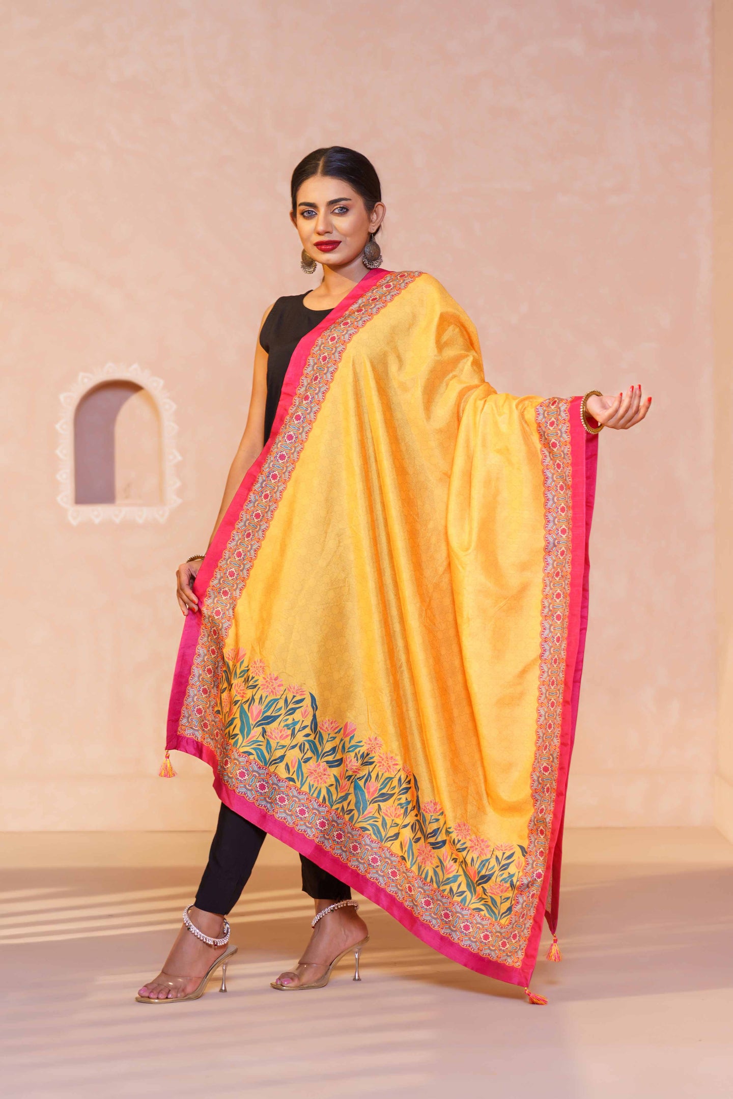 Yellow Silk Orna