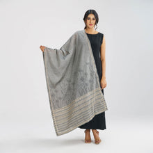 Load image into Gallery viewer, Women&#39;s Grey Screen Printed Ethnic Orna
