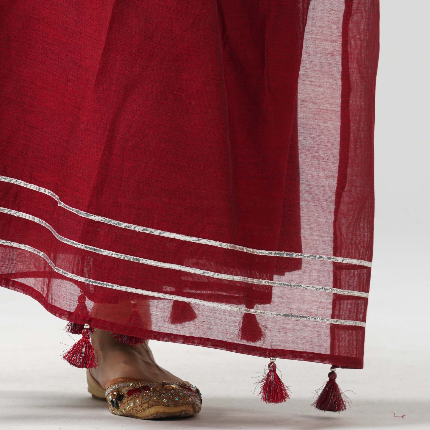 Womens Maroon Orna