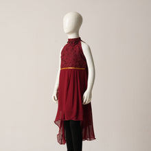 Load image into Gallery viewer, GIRLS FROCK-MAROON
