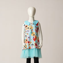 Load image into Gallery viewer, GIRLS FROCK-AQUA BLUE
