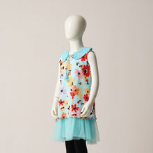 Load image into Gallery viewer, GIRLS FROCK-AQUA BLUE
