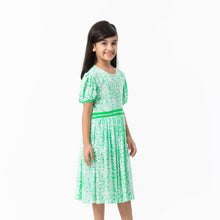 Load image into Gallery viewer, Girls Multicolor Floral Frock
