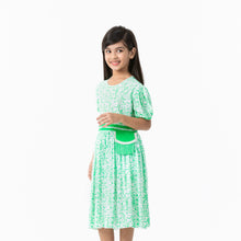 Load image into Gallery viewer, Girls Multicolor Floral Frock
