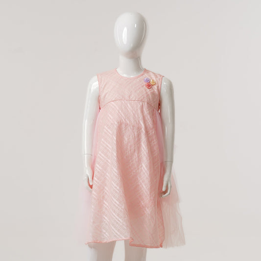 Girls Baby Pink Frock