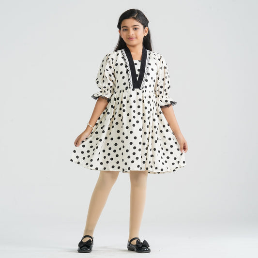 Girl’s Flared Midi Frock