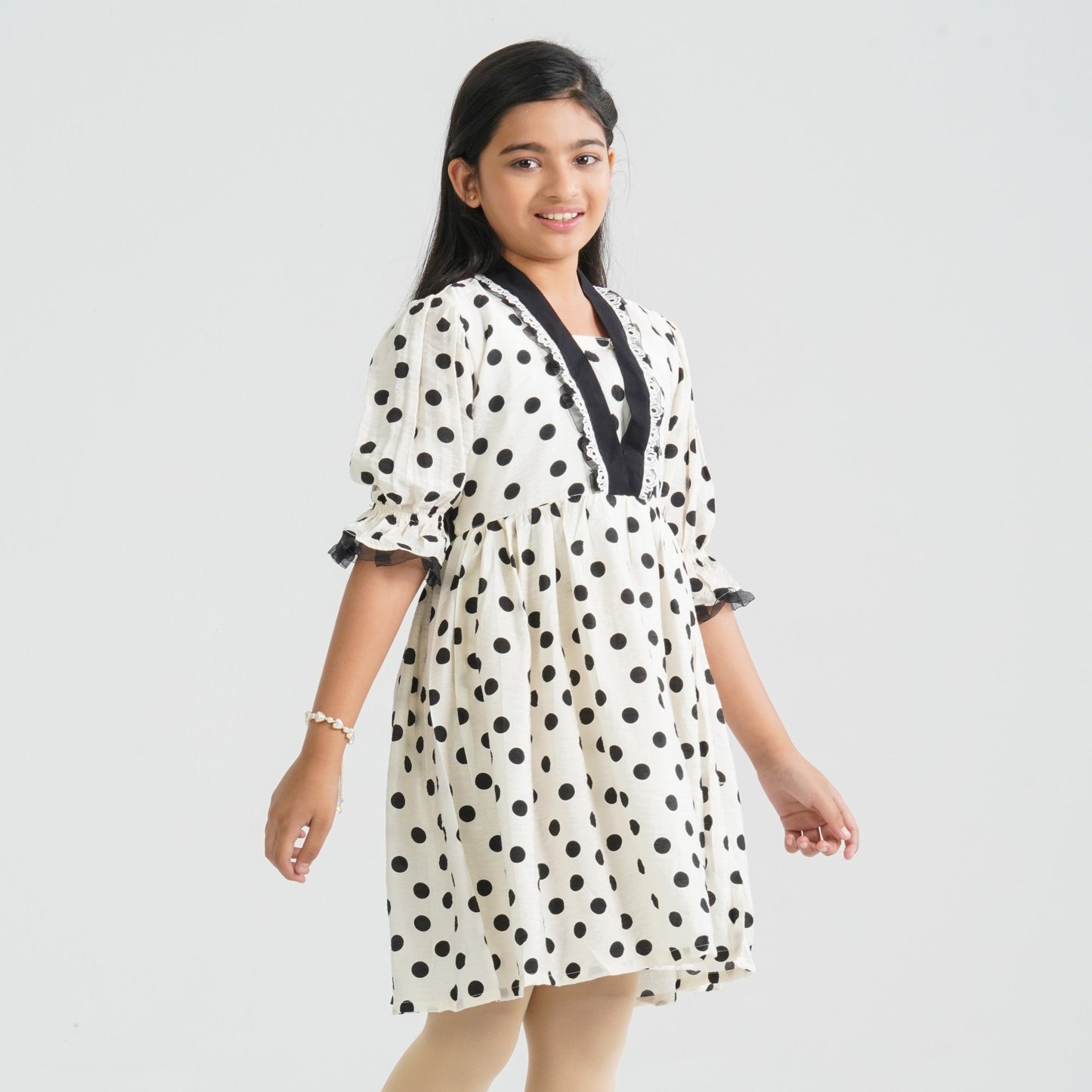 Girl’s Flared Midi Frock