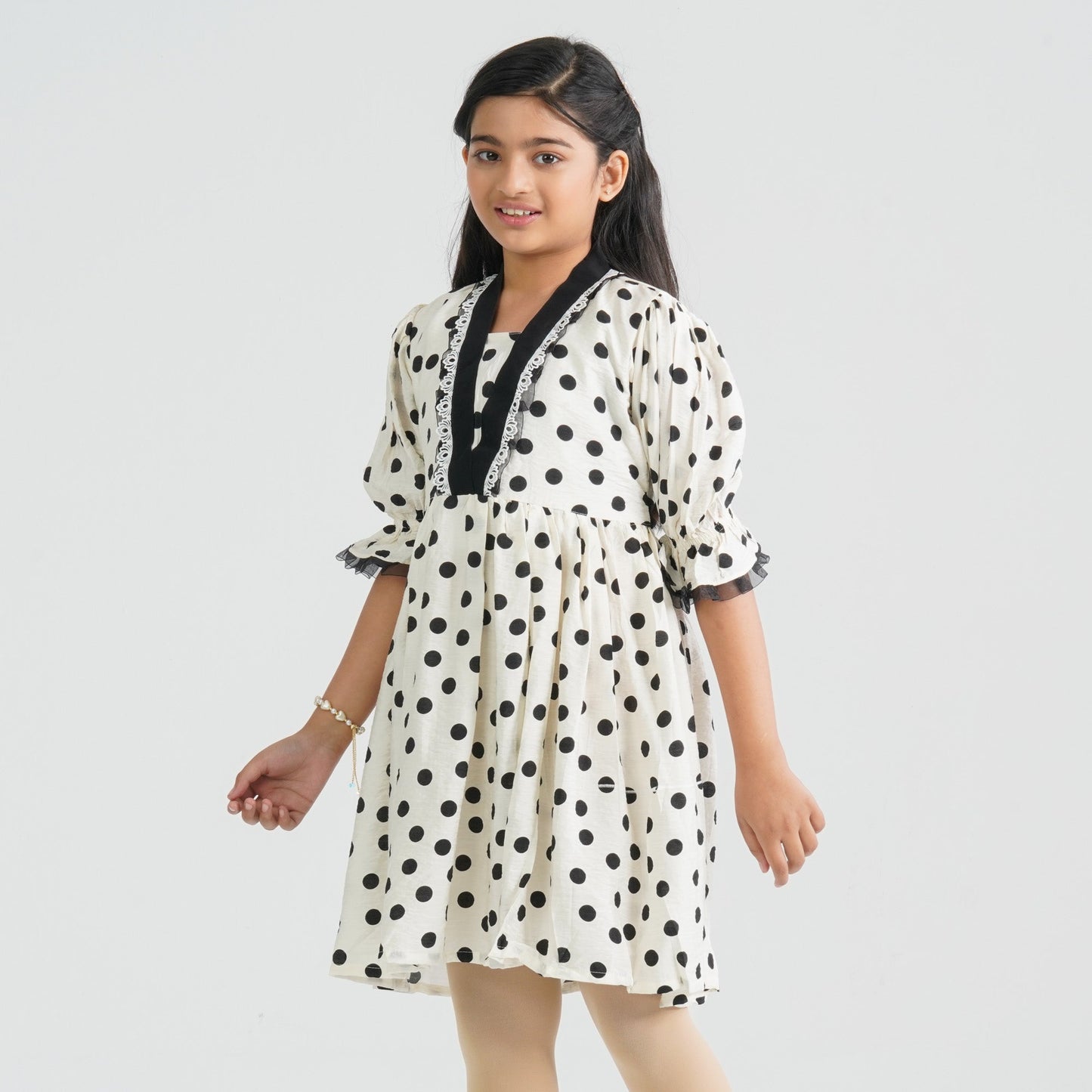 Girl’s Flared Midi Frock