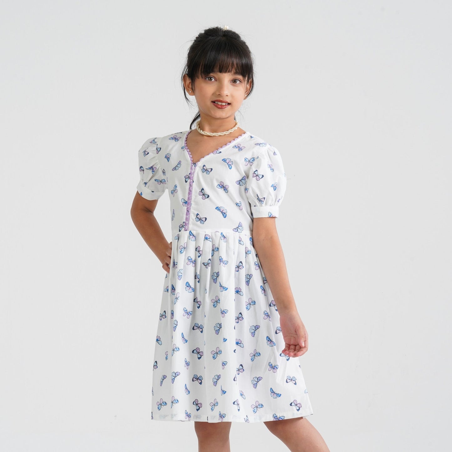 Girl’s Cotton Flared Frock