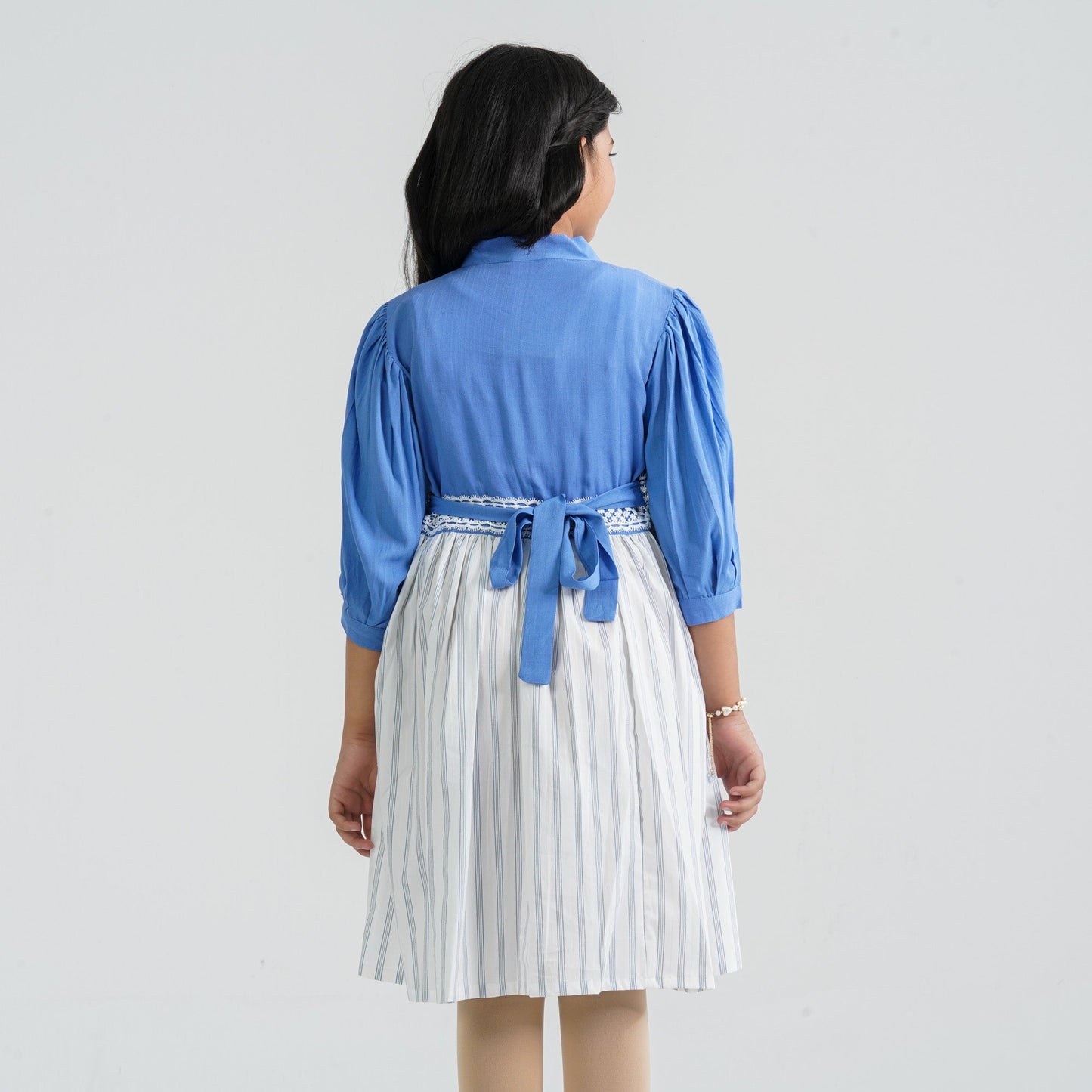 Girl’s Cotton Flared Midi Frock