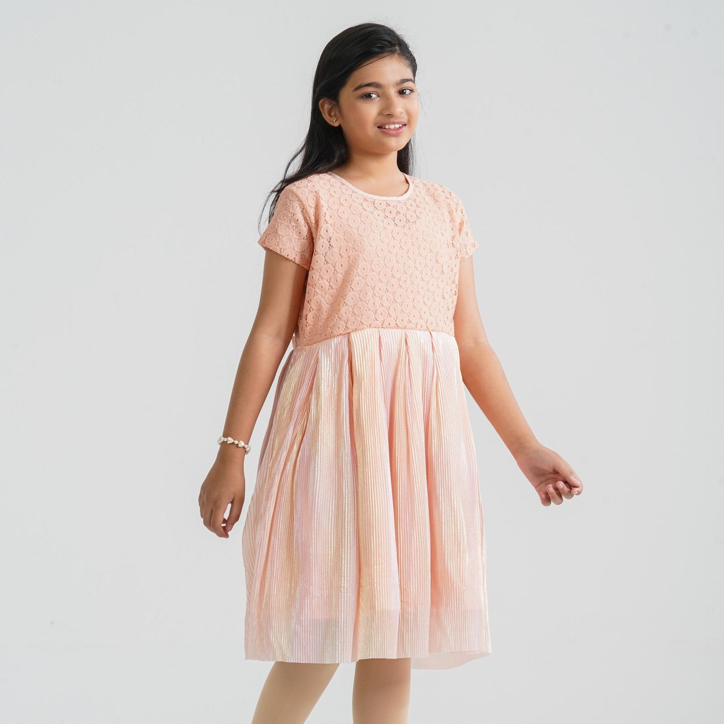 Girl’s Dark Peach Gown