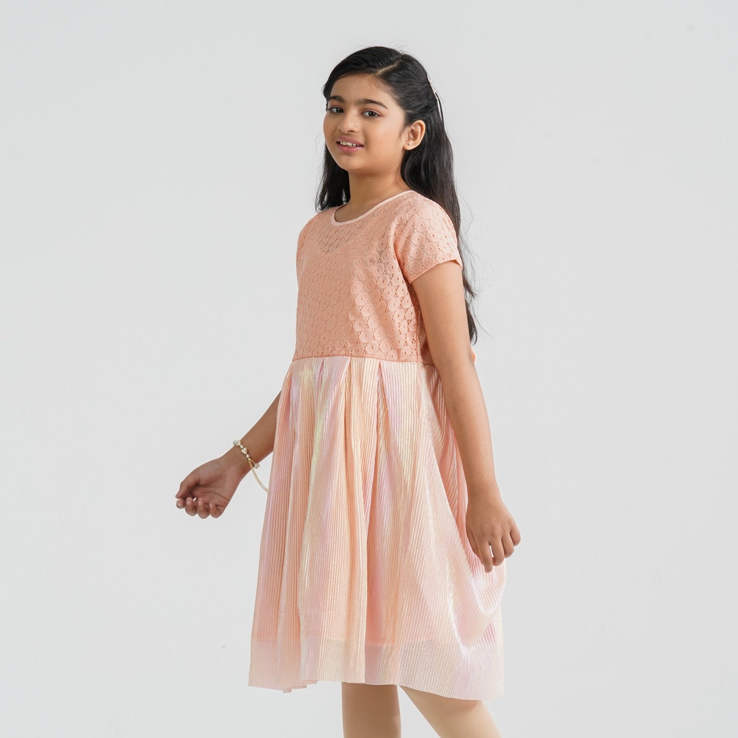 Girl’s Dark Peach Gown