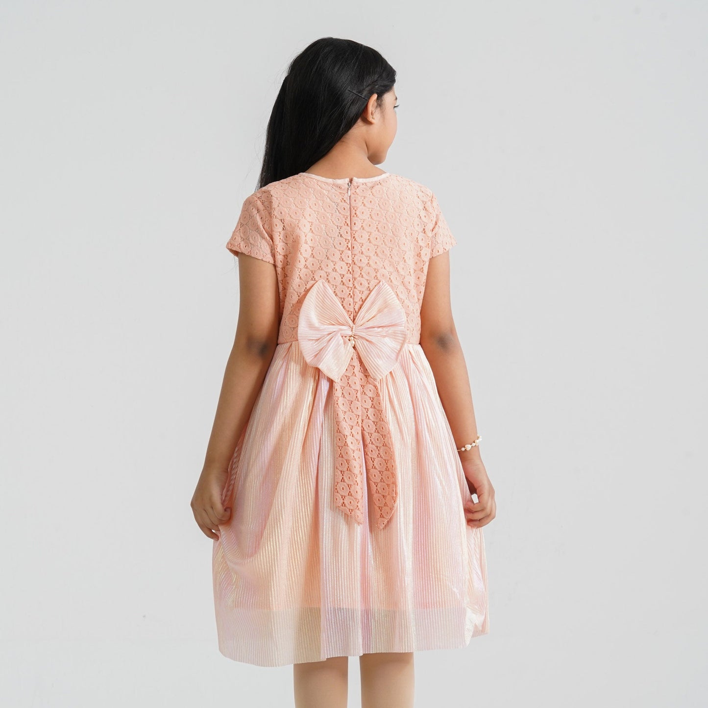 Girl’s Dark Peach Gown