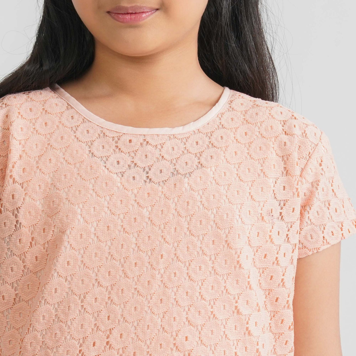 Girl’s Dark Peach Gown