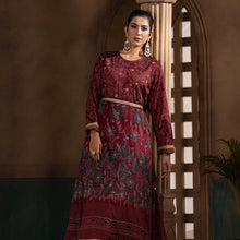 Load image into Gallery viewer, Women’s Maroon Ethnic Gown
