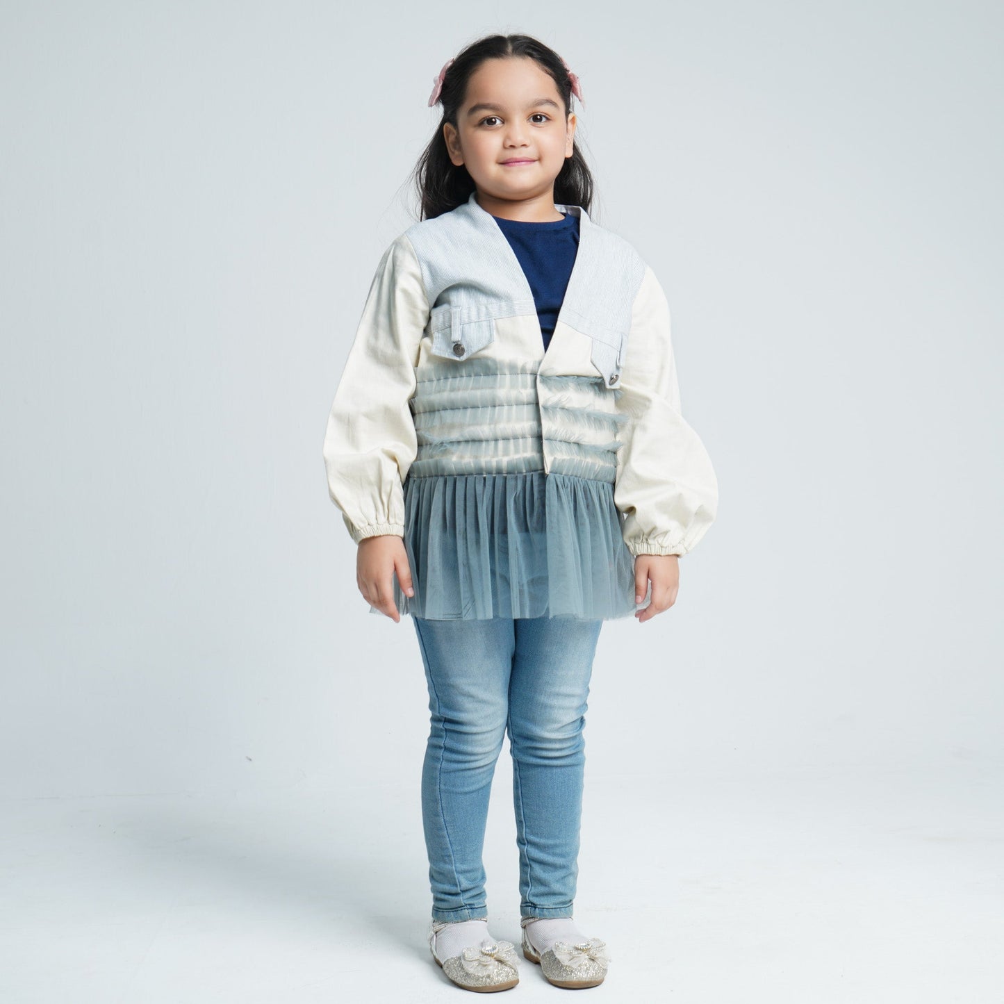 Girls Off White Jacket