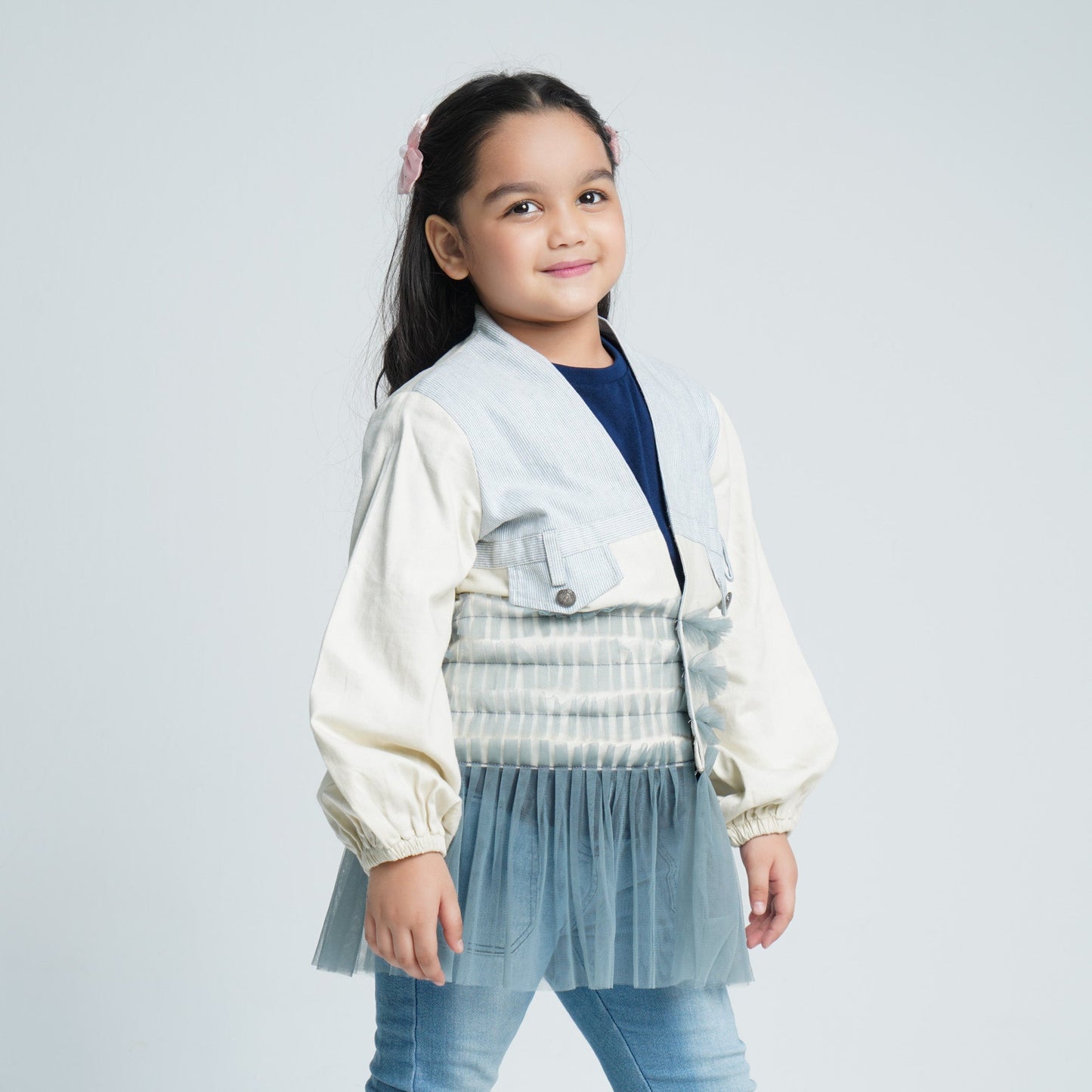 Girls Off White Jacket