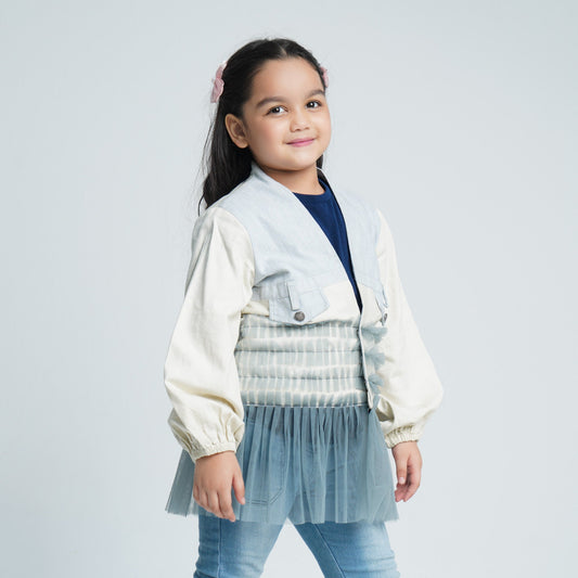 Girls Off White Jacket