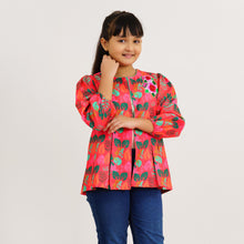 Load image into Gallery viewer, Girls Hot Pink Ethnic Jacket
