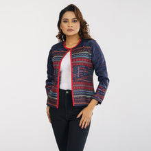 Load image into Gallery viewer, ETHNIC JACKET-BLACK OLIVE
