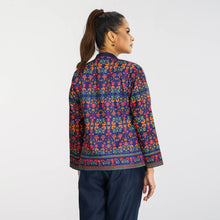 Load image into Gallery viewer, Women&#39;s Ethnic Navy Jacket
