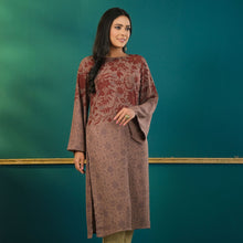 Load image into Gallery viewer, ETHNIC AVERAGE KURTI-BROWN
