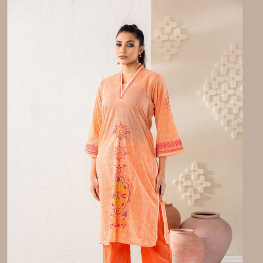 Women Coral Grace Kurti