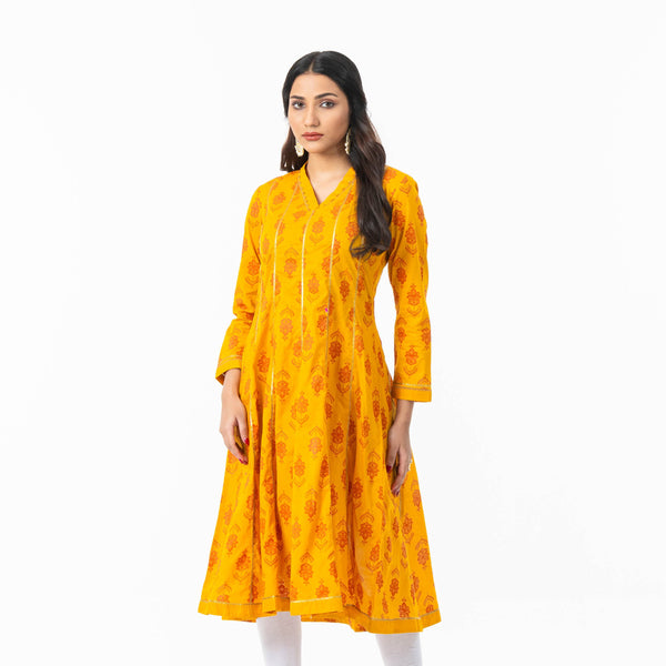 Women Mustard Kurti