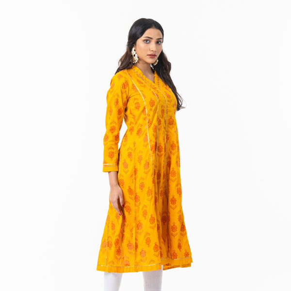 Women Mustard Kurti