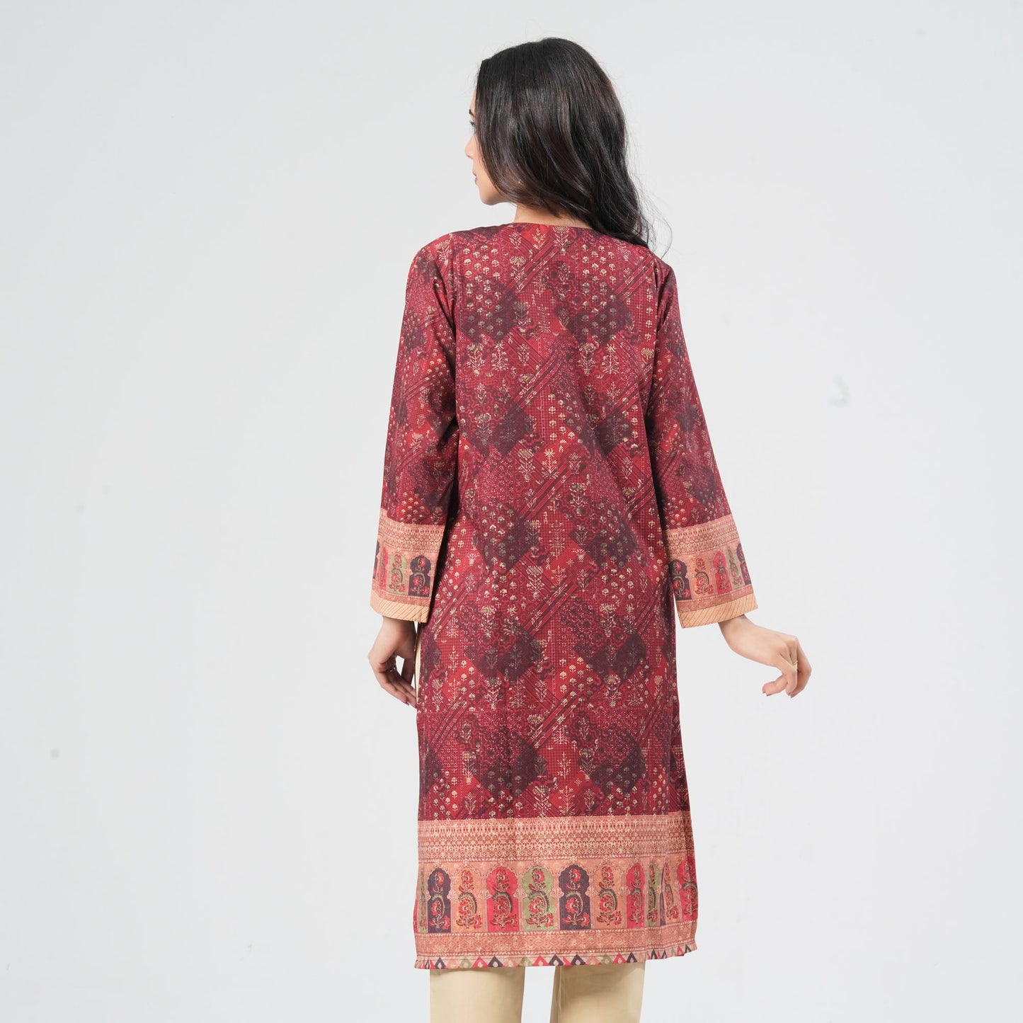 Women Silk Georgette Kurti