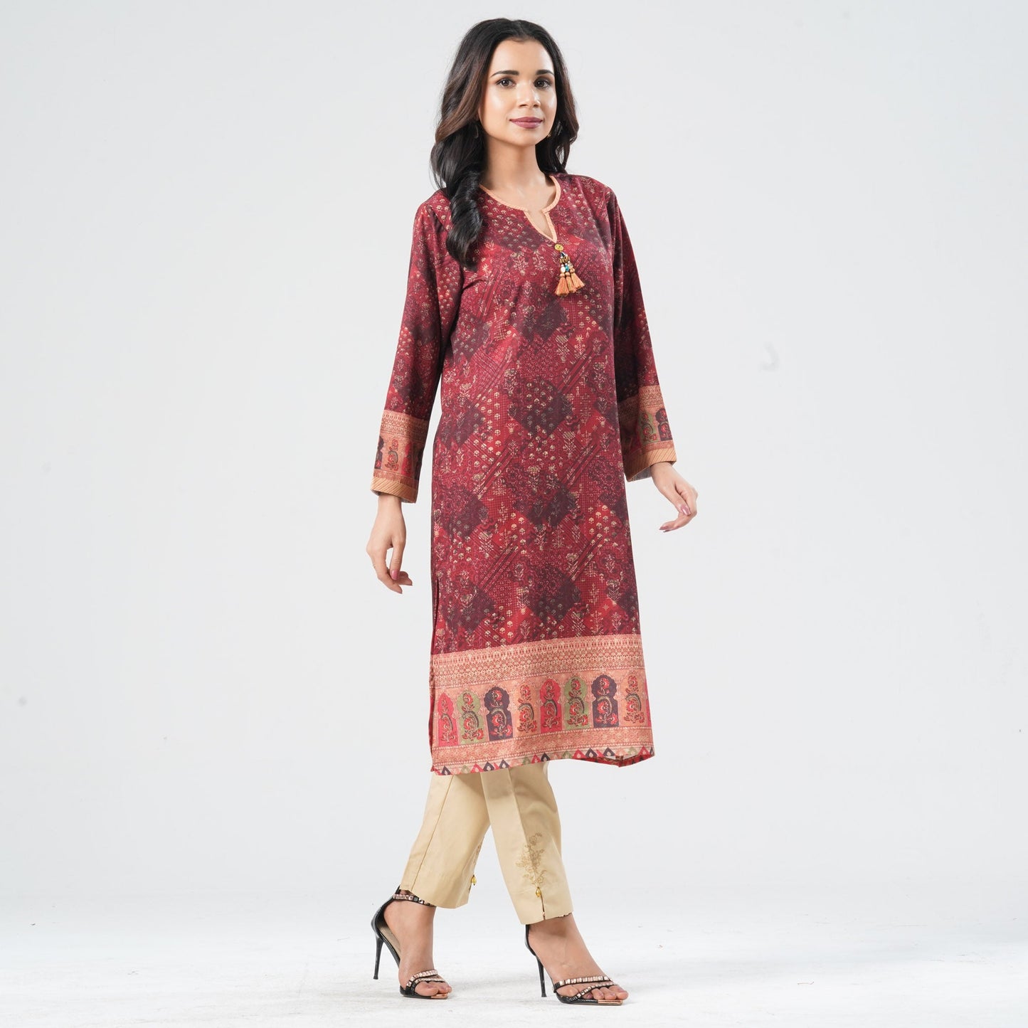 Women Silk Georgette Kurti