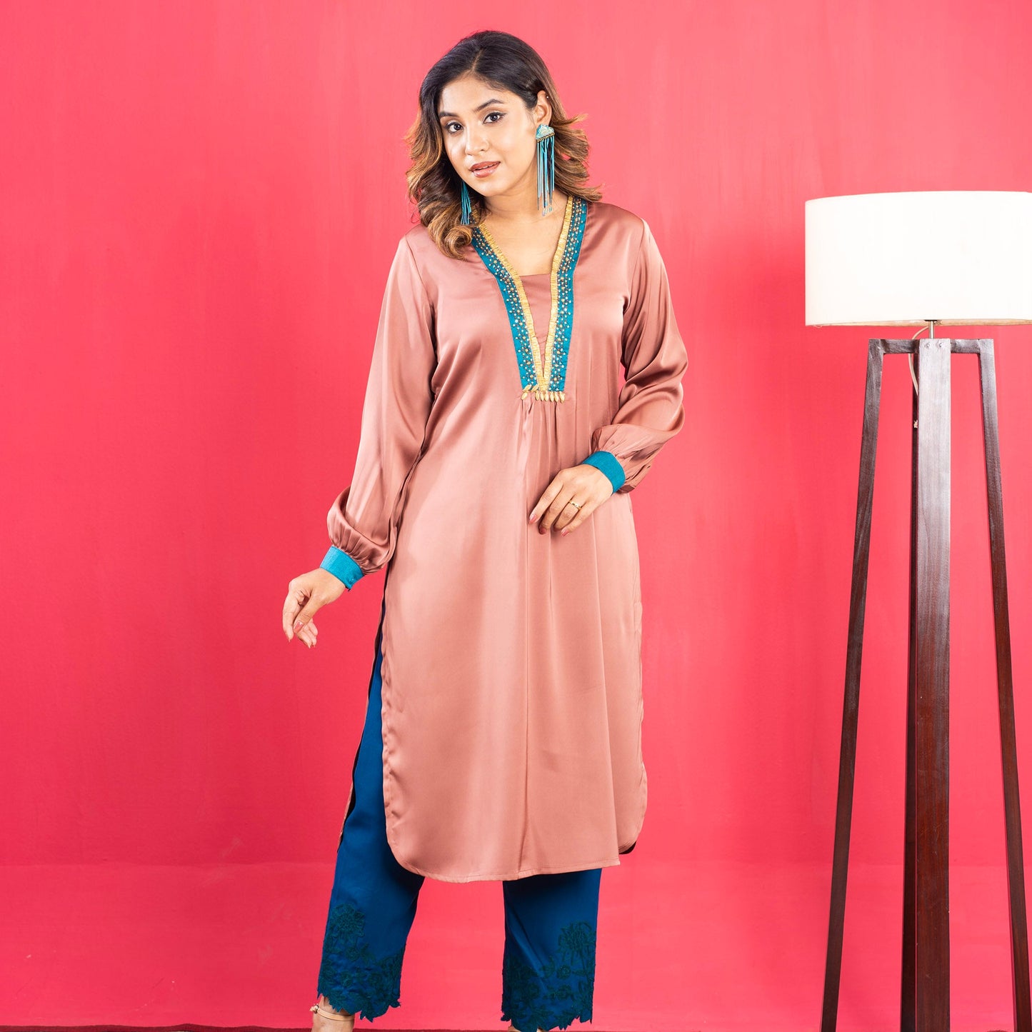 Ladies Kurti- Brown