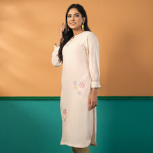 Load image into Gallery viewer, ETHNIC HIGH RANGE KURTI-BEIGE
