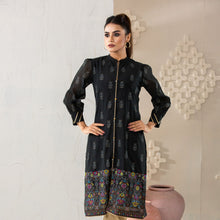 Load image into Gallery viewer, Womens Black High-Range Kurti
