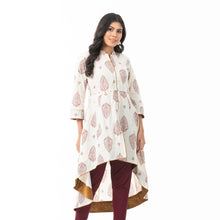 Load image into Gallery viewer, Womens Off-White Fusion Kurti
